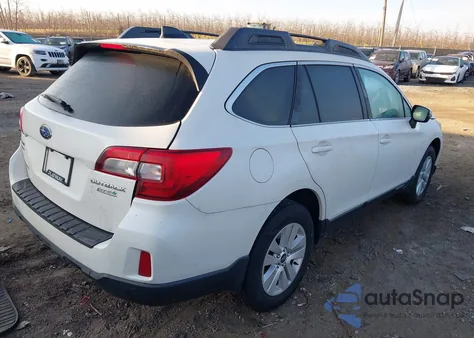2017 Subaru Outback 2.5I Premium из США, поврежденный, VIN 4S4BSAFCXH3385597